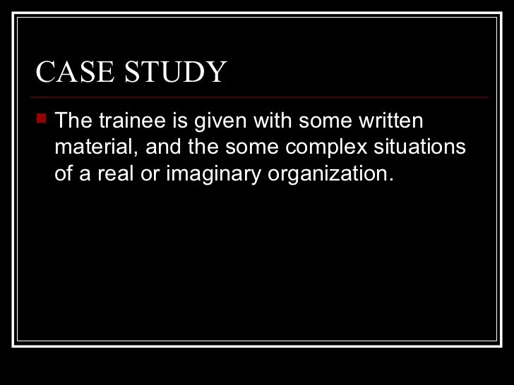 training-case-study